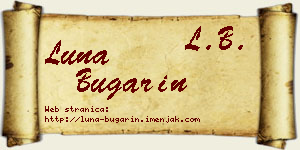 Luna Bugarin vizit kartica